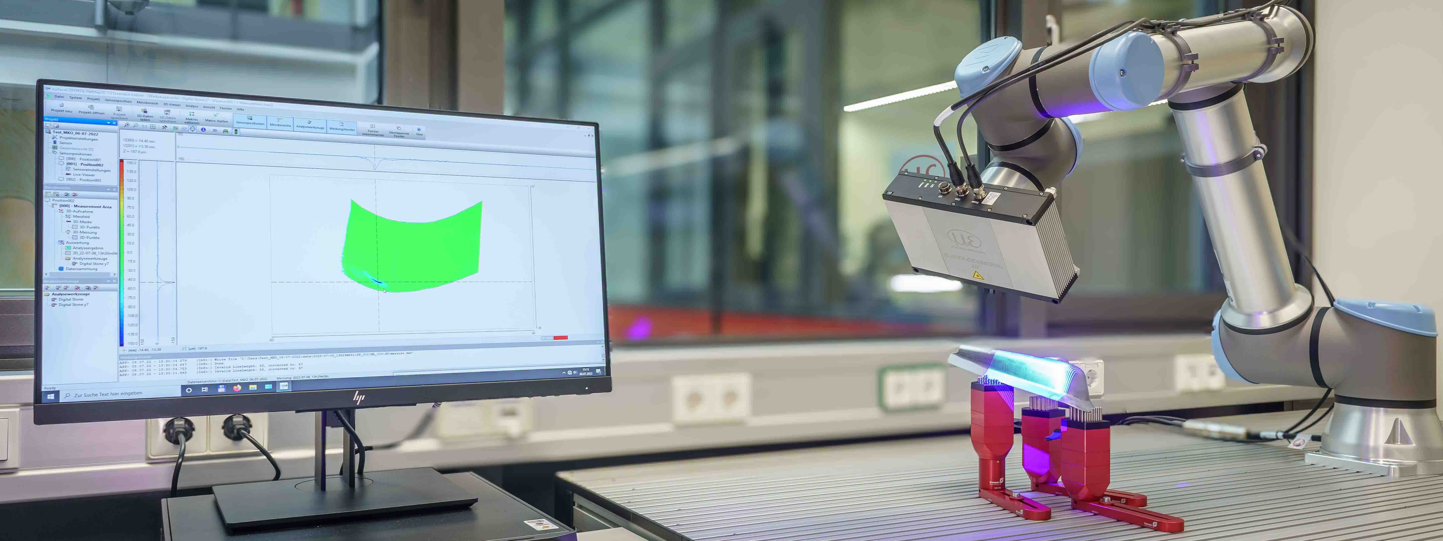 Oberflächeninspektion mit surfaceCONTROL 3D 3500