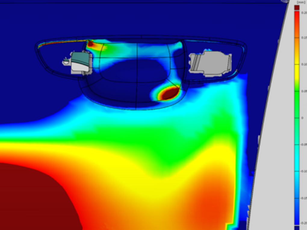 Vergleich gegen CAD +/- 0,2 mm